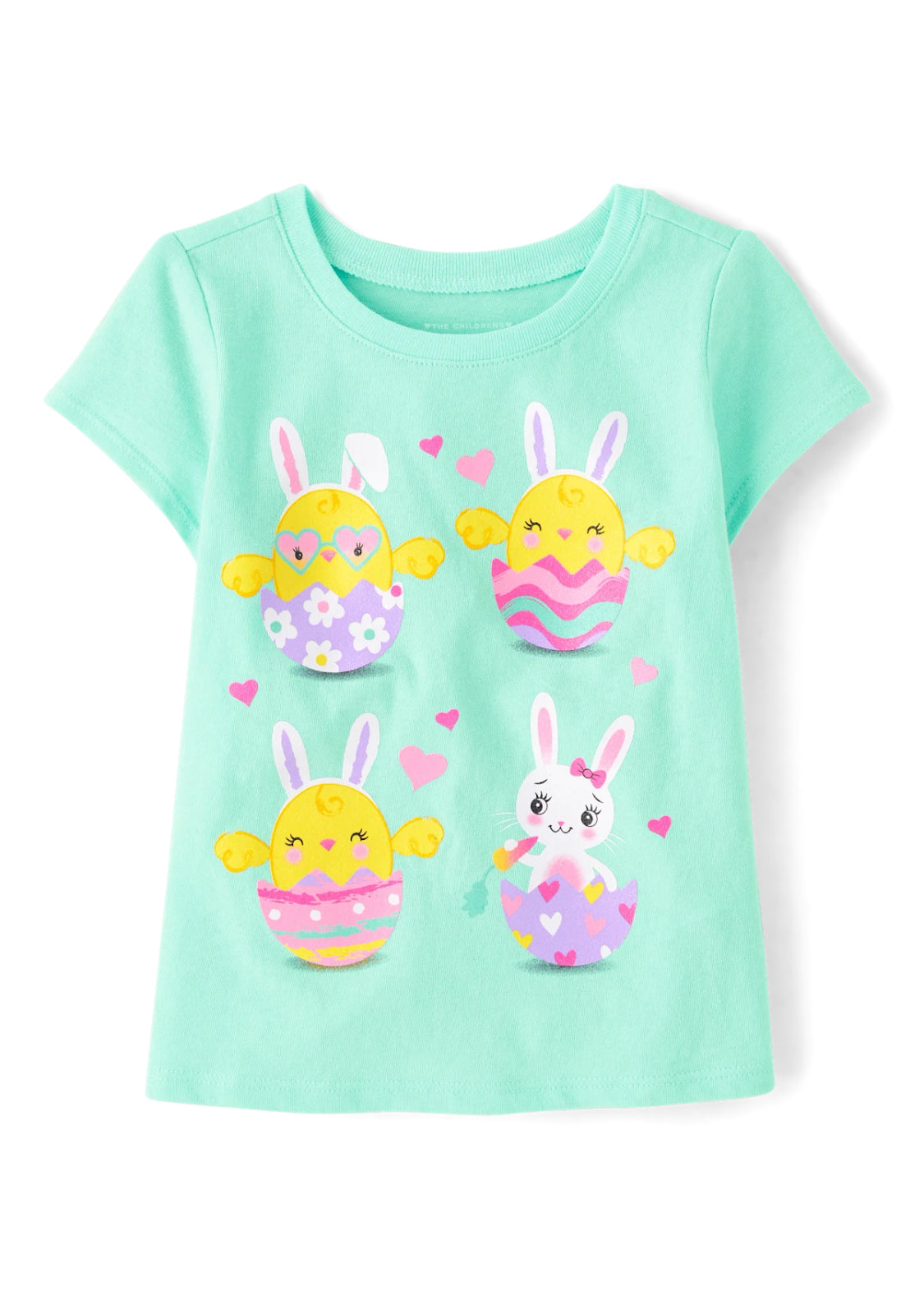 2- Pack Girls Easter Bunny Graphic Tees