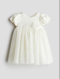 Tulle Skirt Satin Dress