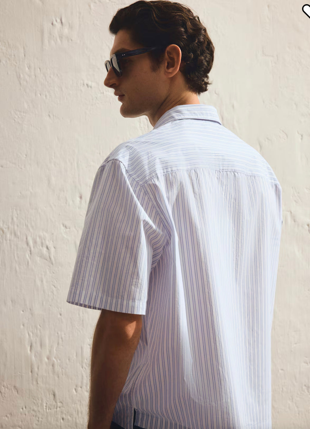 Men’s Striped Cotton Shirt by H&M.