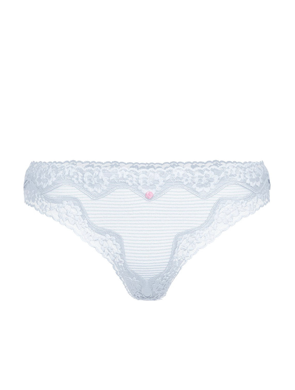 Women’s Cotton Shadow Lace-Waist Thong Panty by Victoria’s Secret