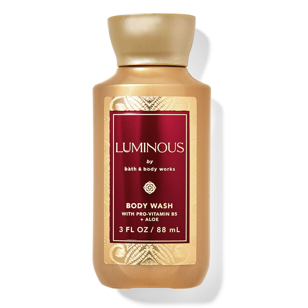 Luminous Travel Size Body Wash by Bath and Body Works.