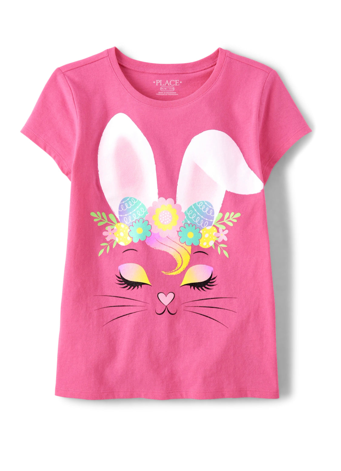 2- Pack Girls Easter Bunny Graphic Tees