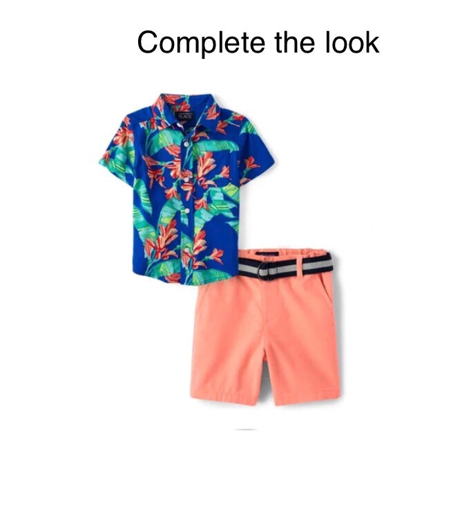 Baby & Toddler Boys Belted Chino Pants.