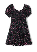 Tween Girls Floral Smocked Dress