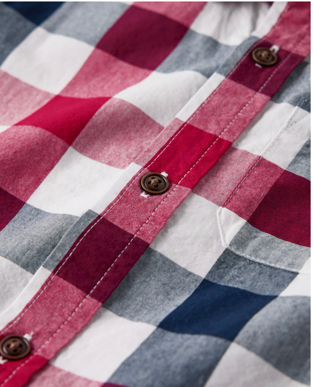 Toddler Boys Plaid Poplin Shirt