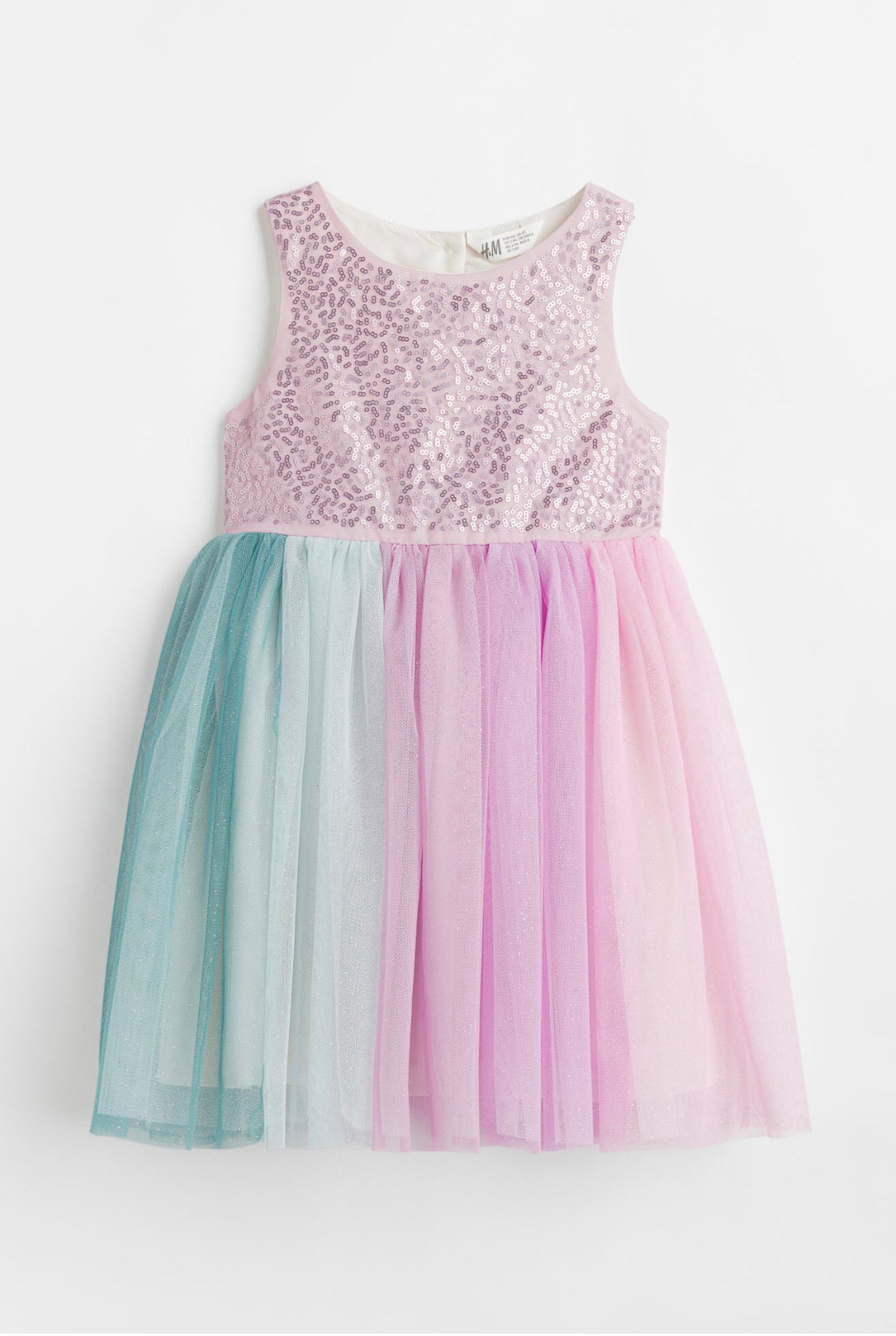 Sequin Bodice Tulle Dress by H&M