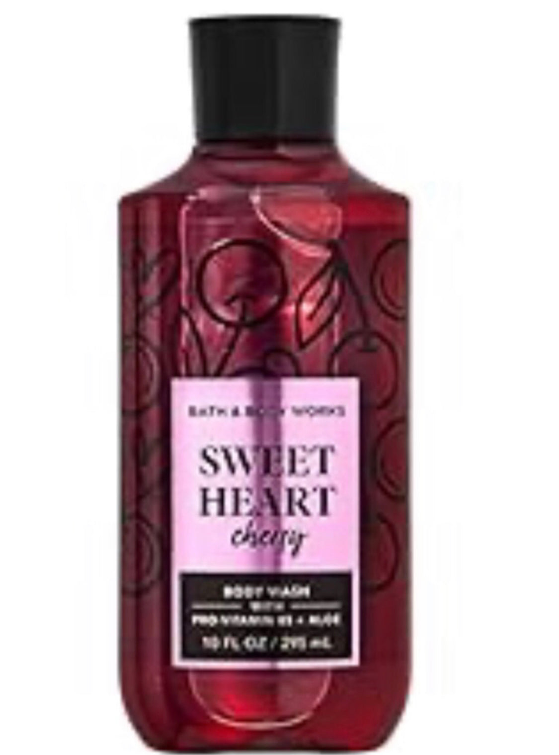 Sweet Heart Cherry Body Wash by Bath and Body Works.