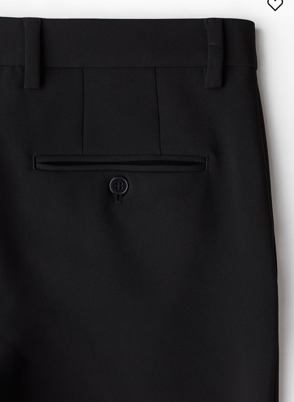 Men’s Slim Fit Cropped Trousers by H&M.