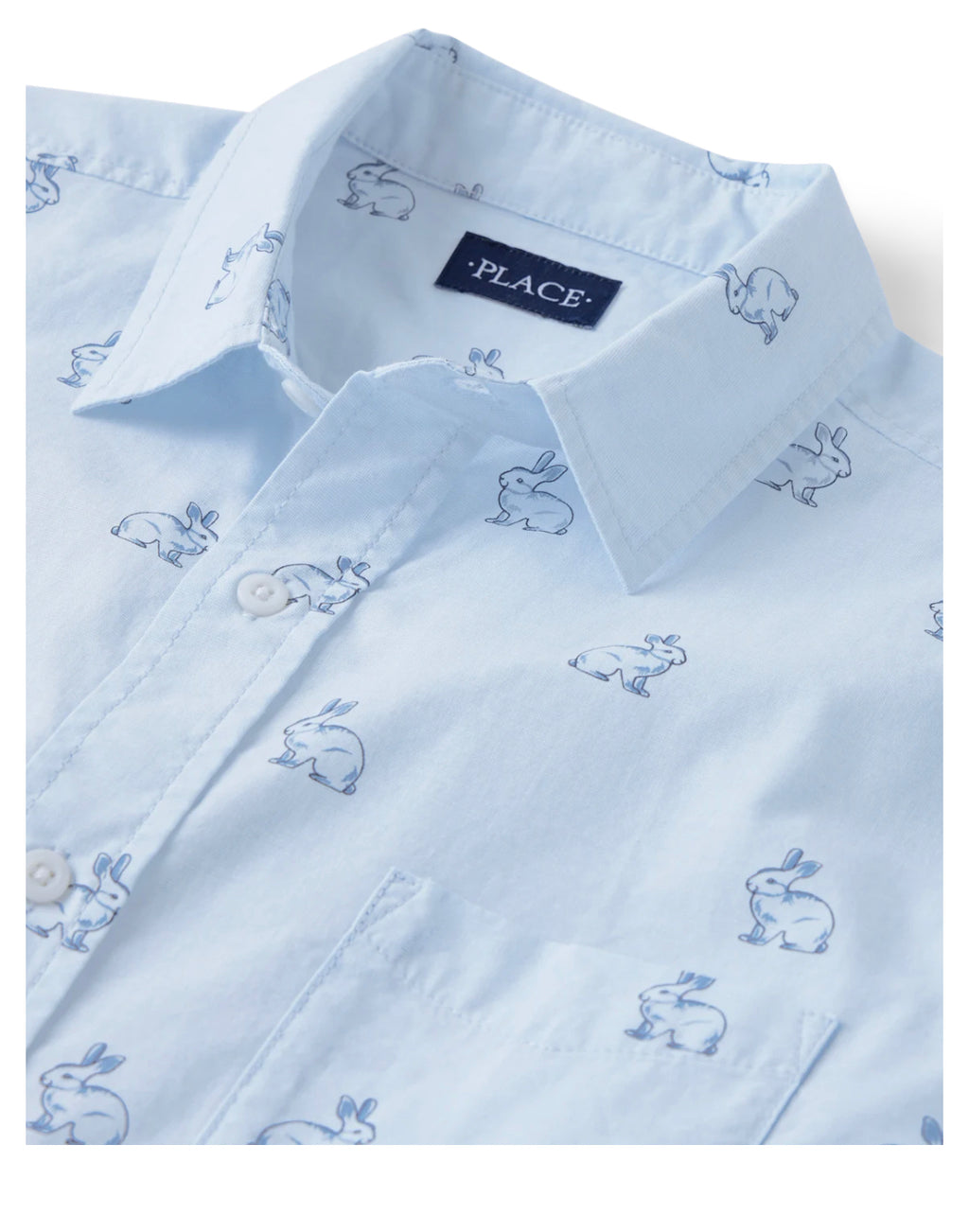 Men’s Place Gingham Cotton Poplin Button Up Shirt