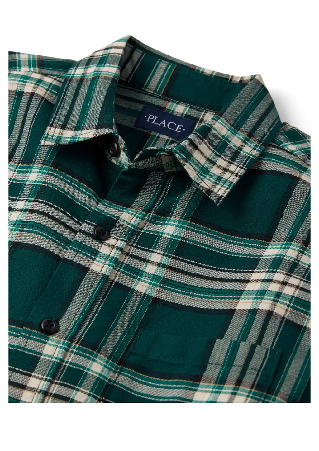 Men’s Place Plaid Oxford Button Up Shirt