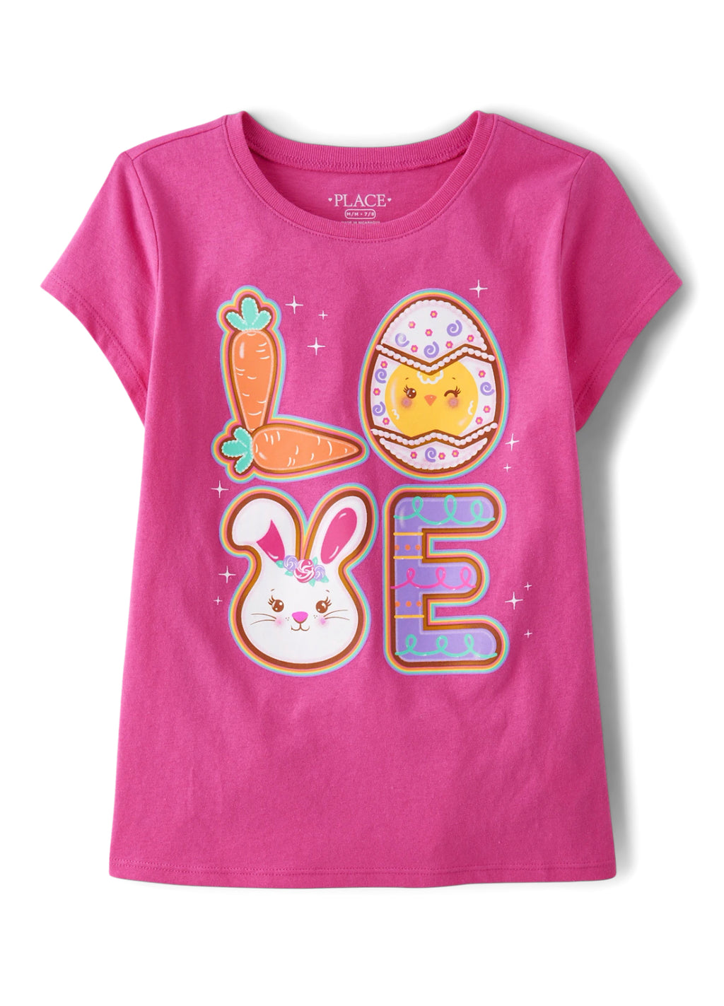 Girls Easter Eggs Graphic Tees