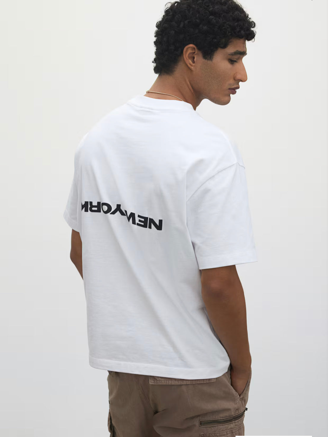 Men’s Loose Fit Printed T-shirts by H&M.