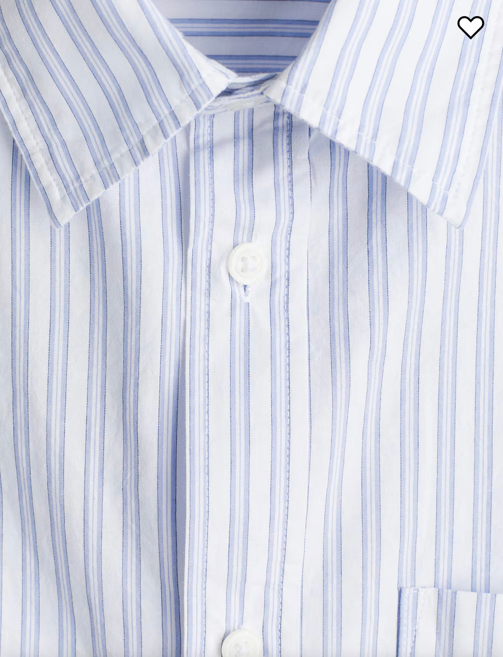 Men’s Striped Cotton Shirt by H&M.