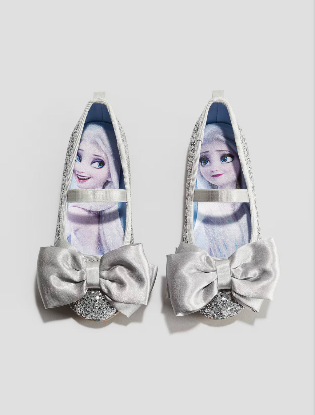 Girls Glitter Ballet Shoes