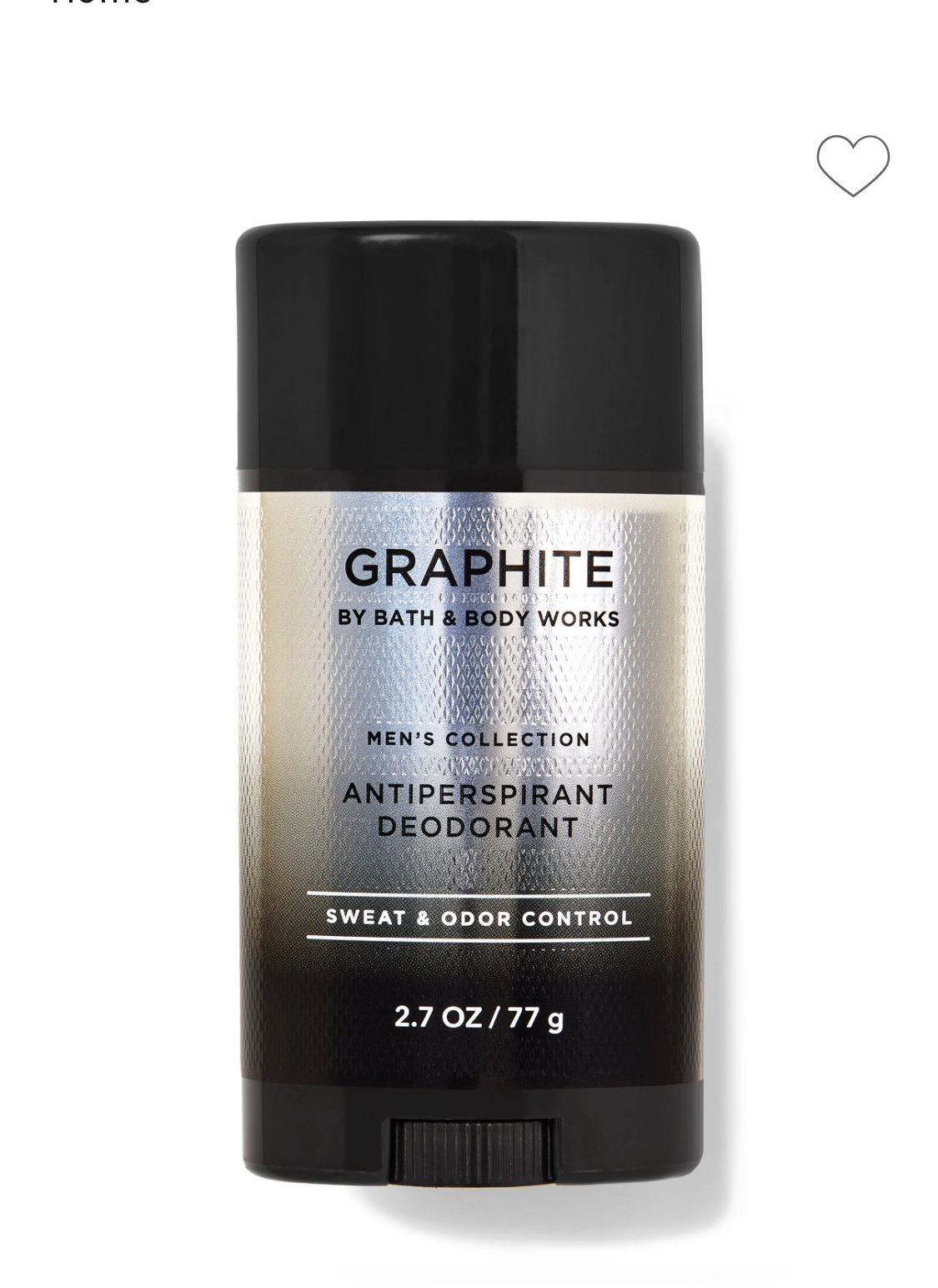 Men's Graphite Antiperspirant Deodorant by Bath and Body Works.