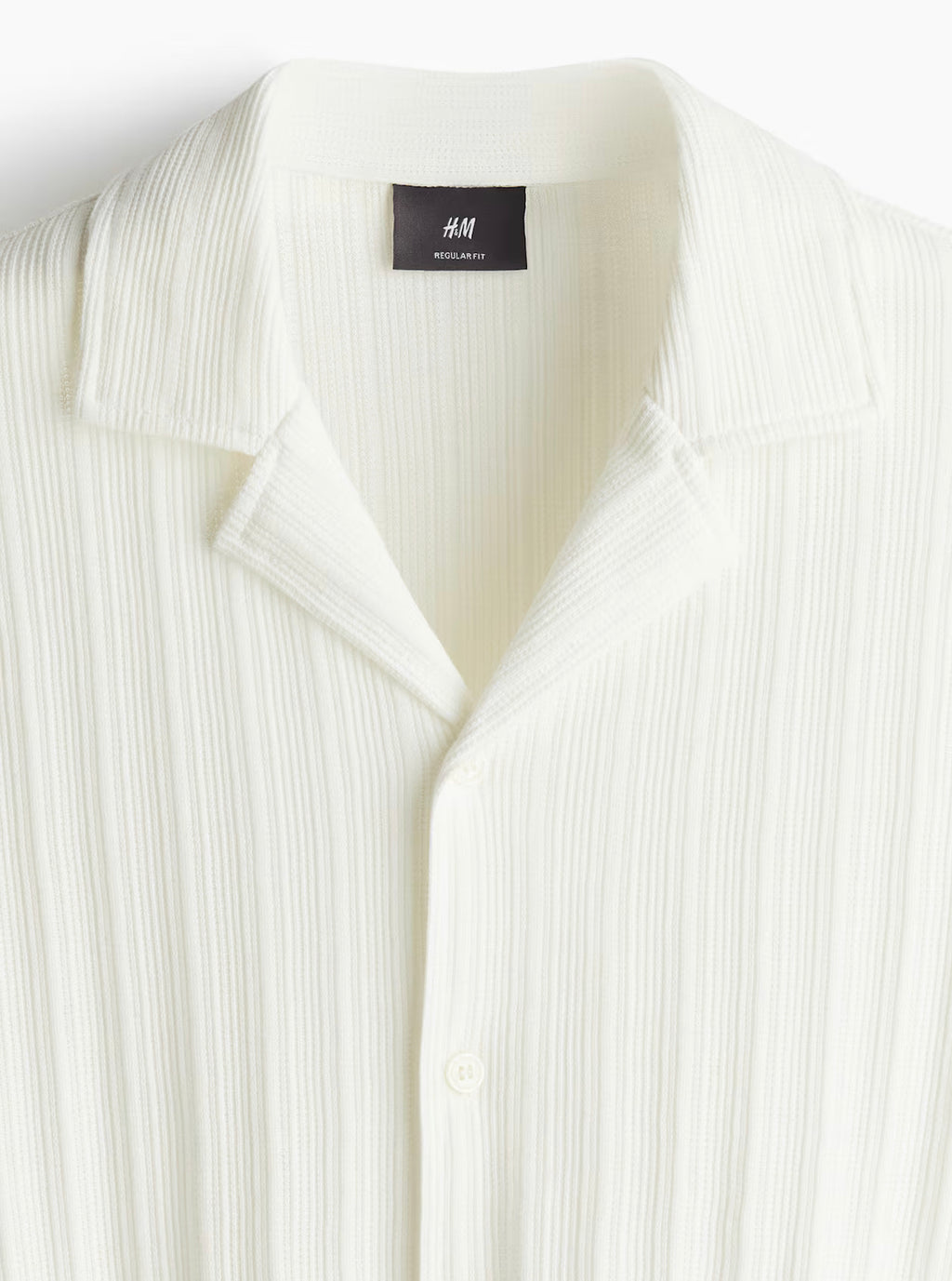 Men’s H&M Regular Fit Knit Resort Shirt