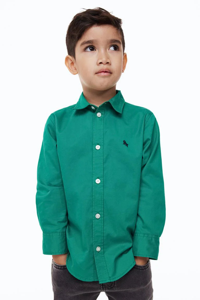 Boys Long Sleeve Cotton Shirts by H&M