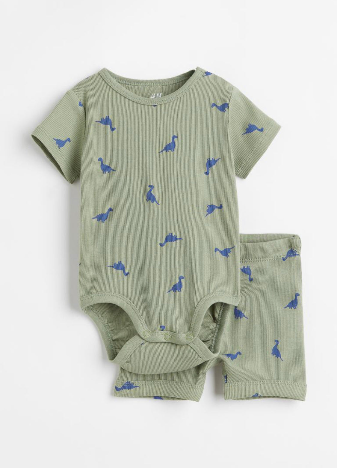 Baby Boys 2-Piece Body Suit and Shorts