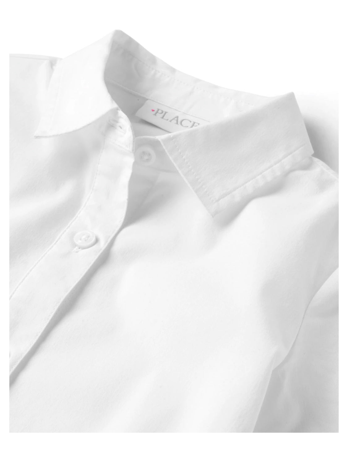 Girls Uniform Poplin Shirt. Plus Size.
