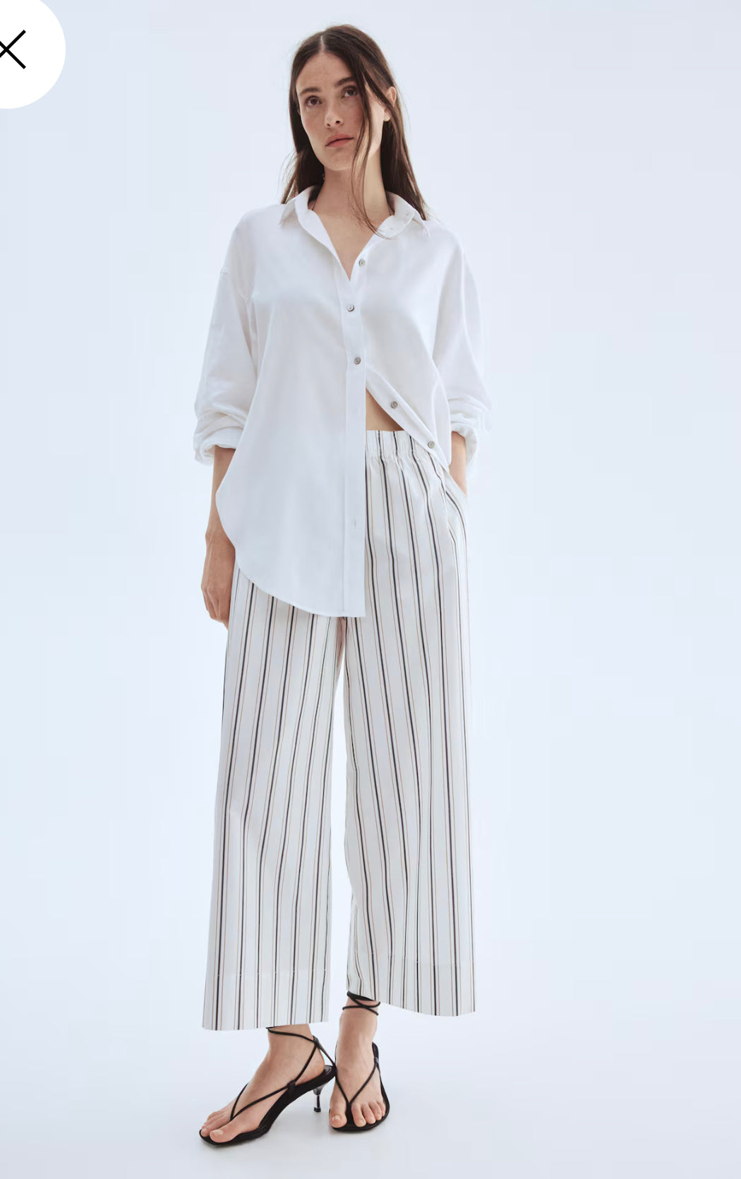 Women’s Ankle-Length Cotton Pants by H&M.