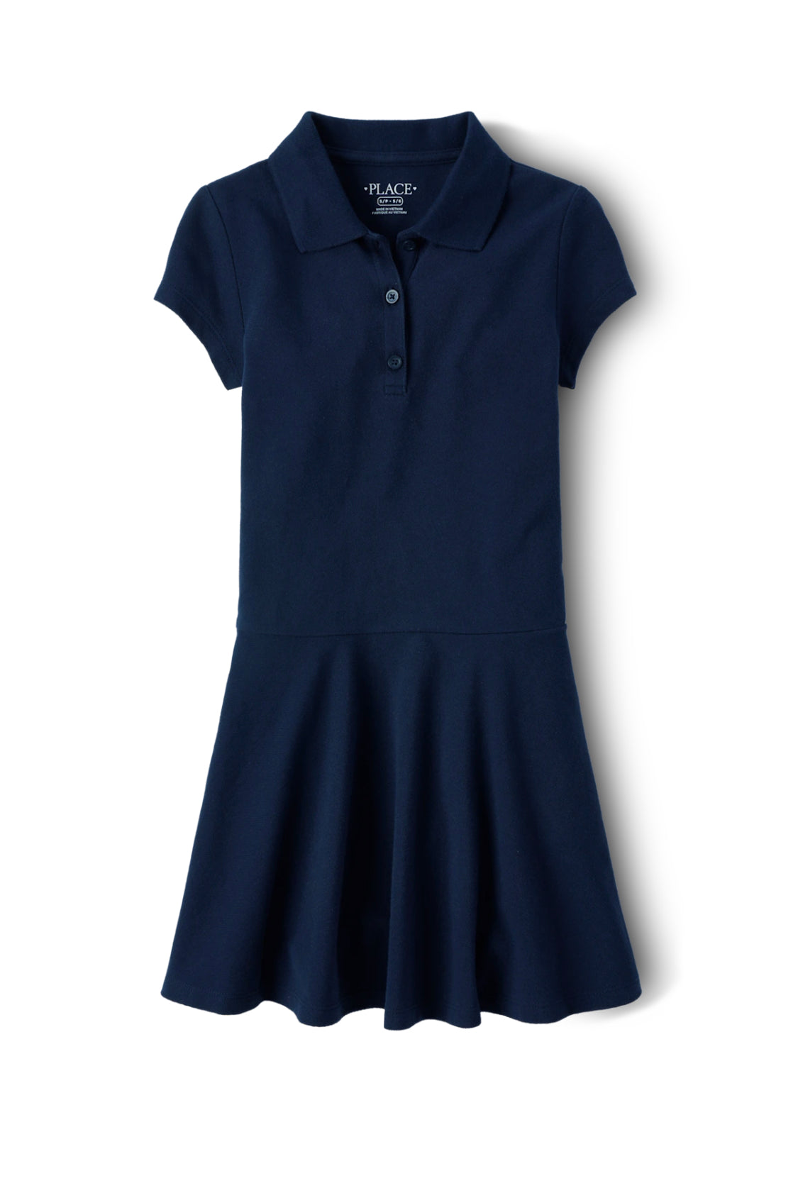 Girls Uniform Soft Piqué Polo Dress