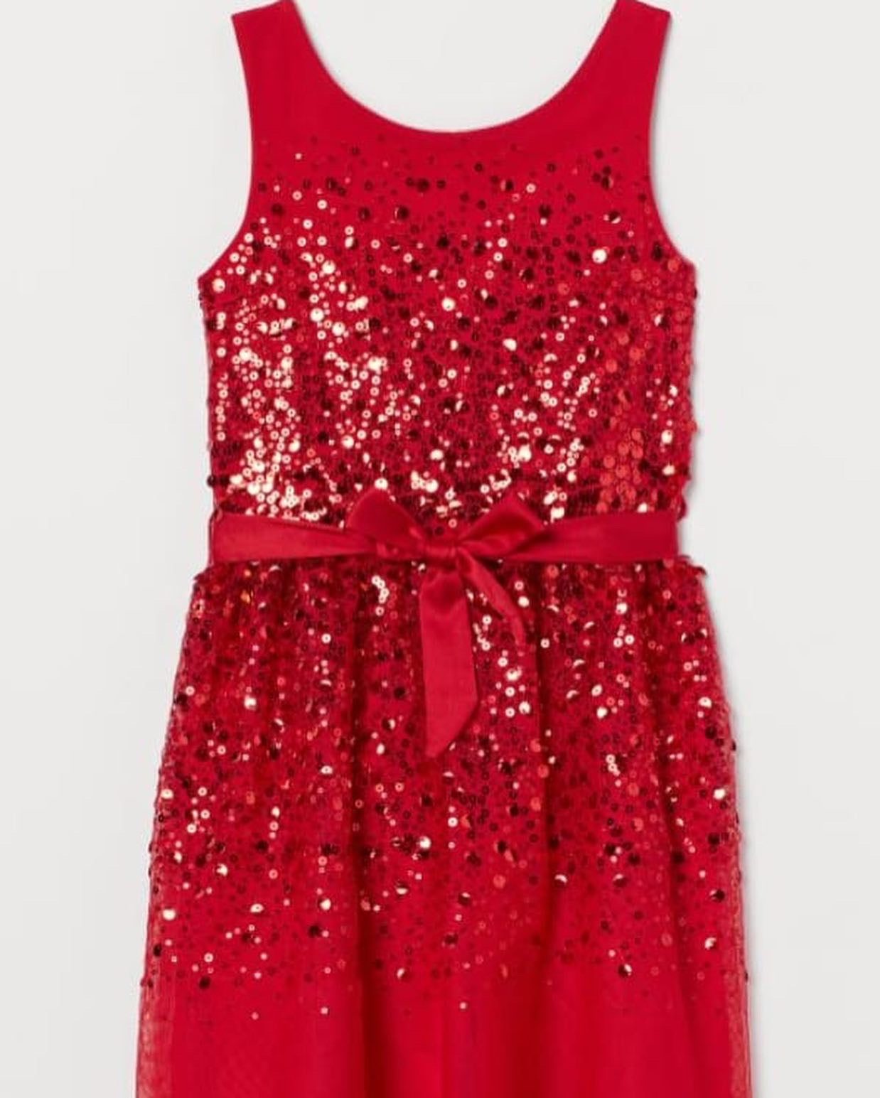 Sequined Sleeveless Tulle Dress