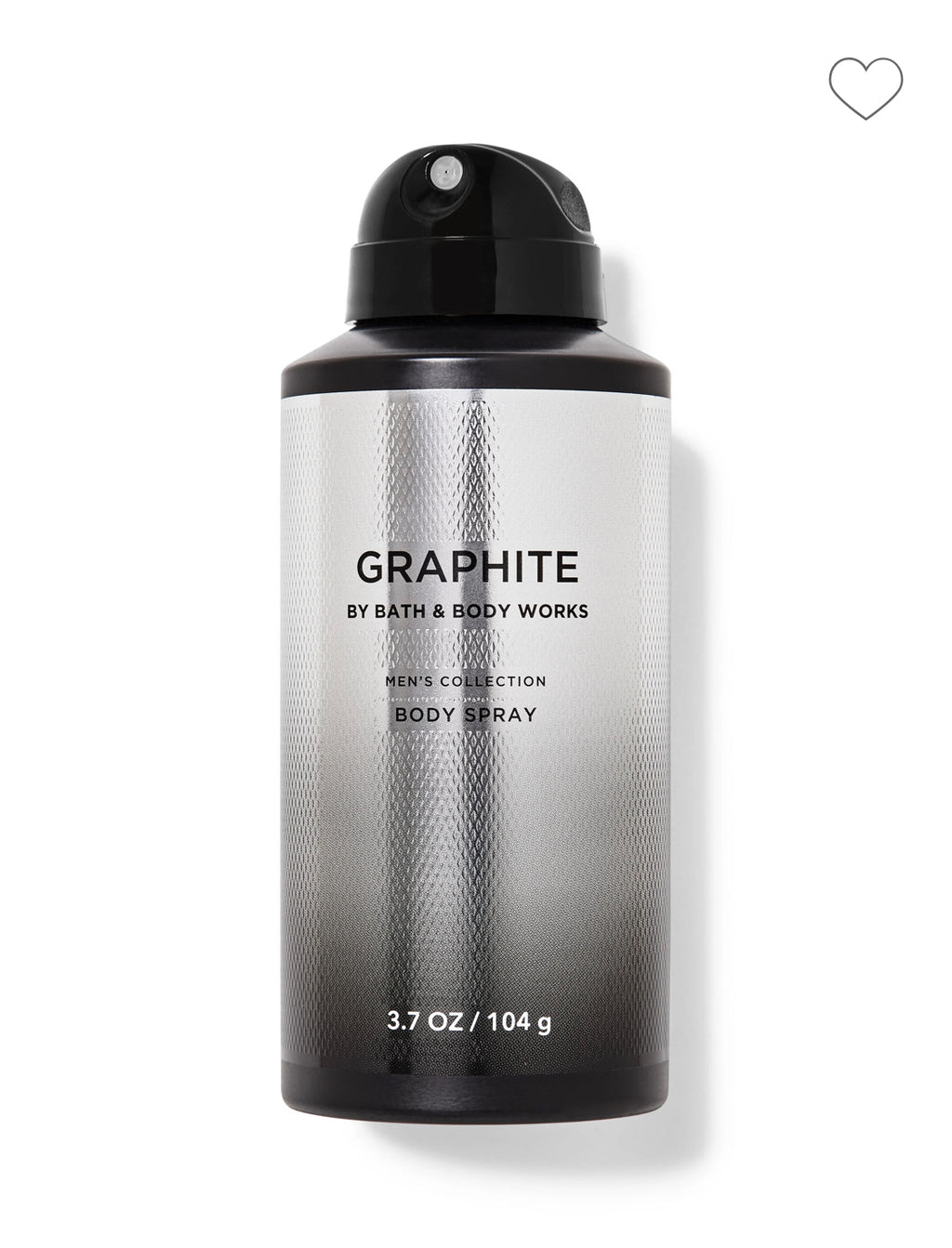 Men's Graphite Body Spray by Bath and Body Works.