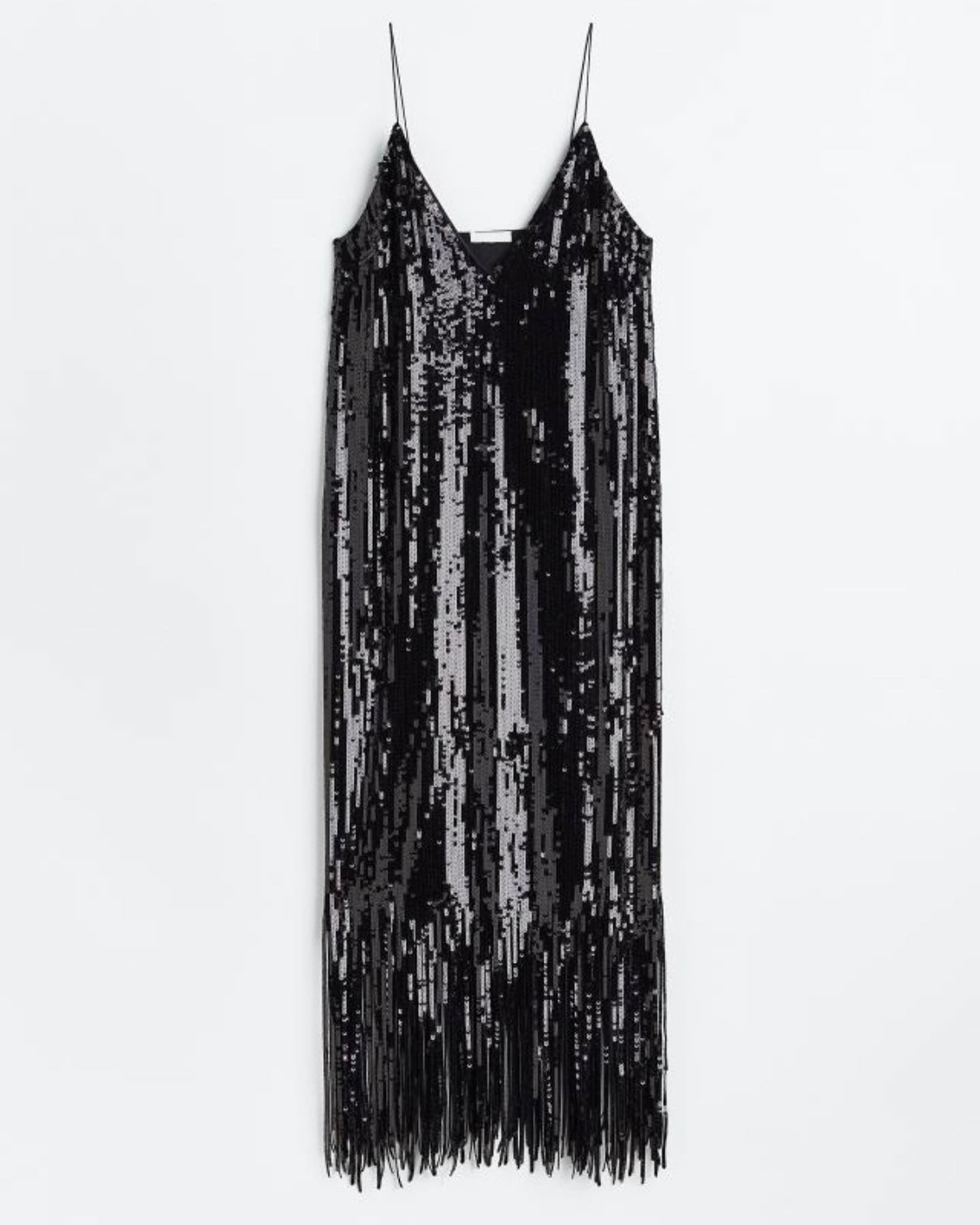 Women Frayed Hem Sequin Dress