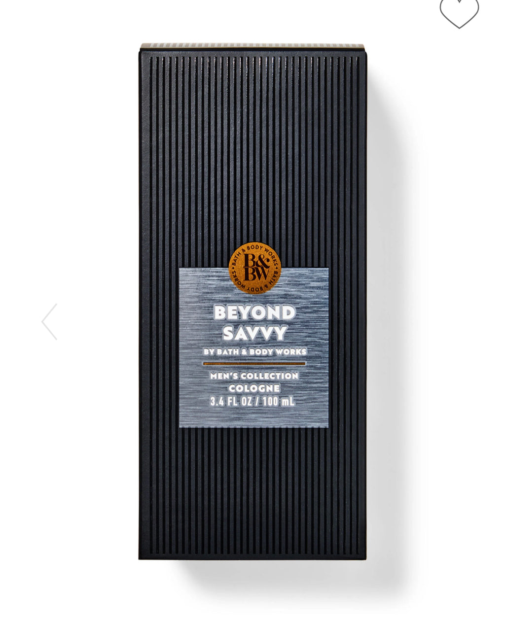 Men’s Beyond Savvy Body Cologne by Bath and Body Works.