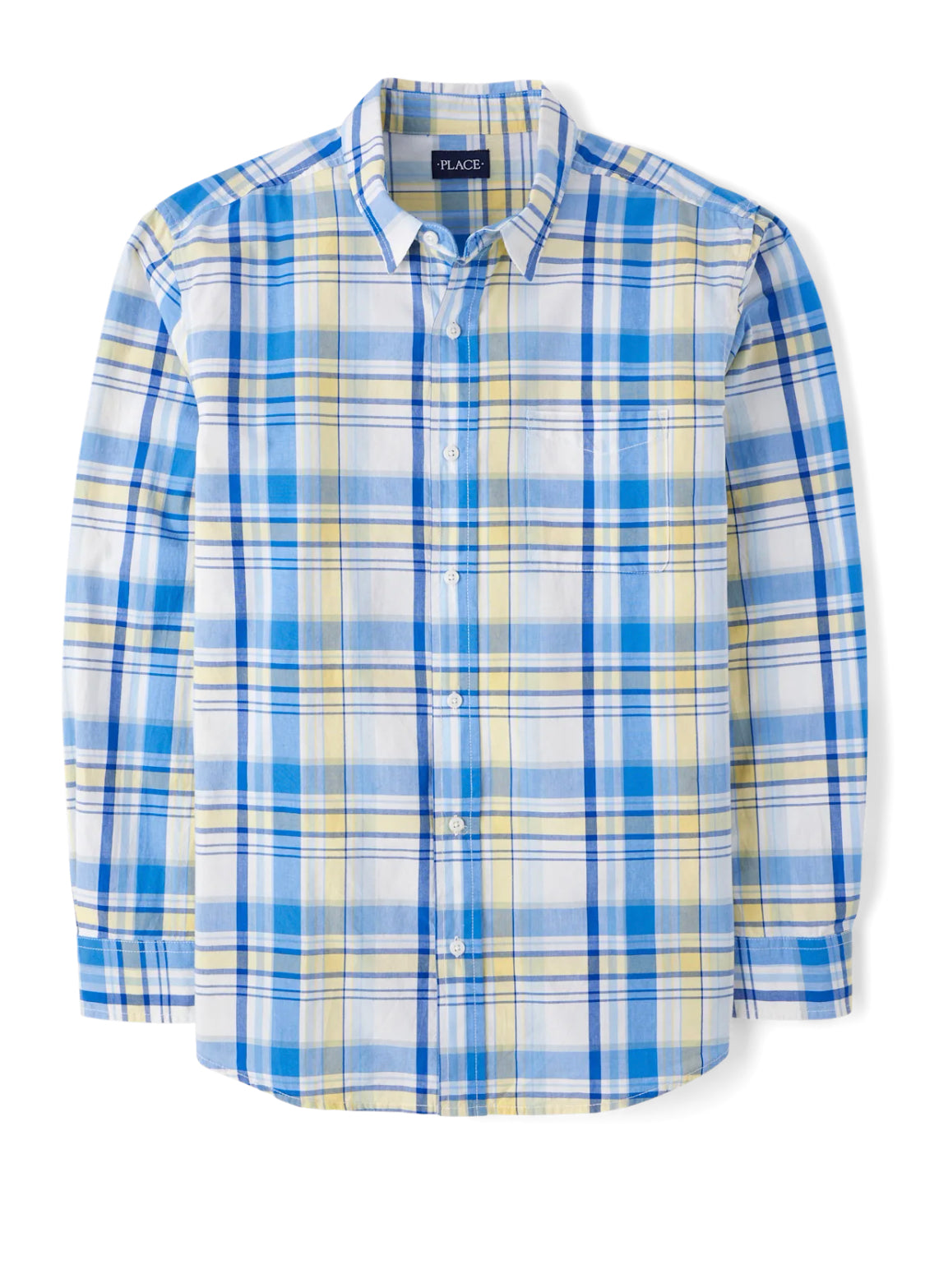 Men’s Poplin Plaid Shirt