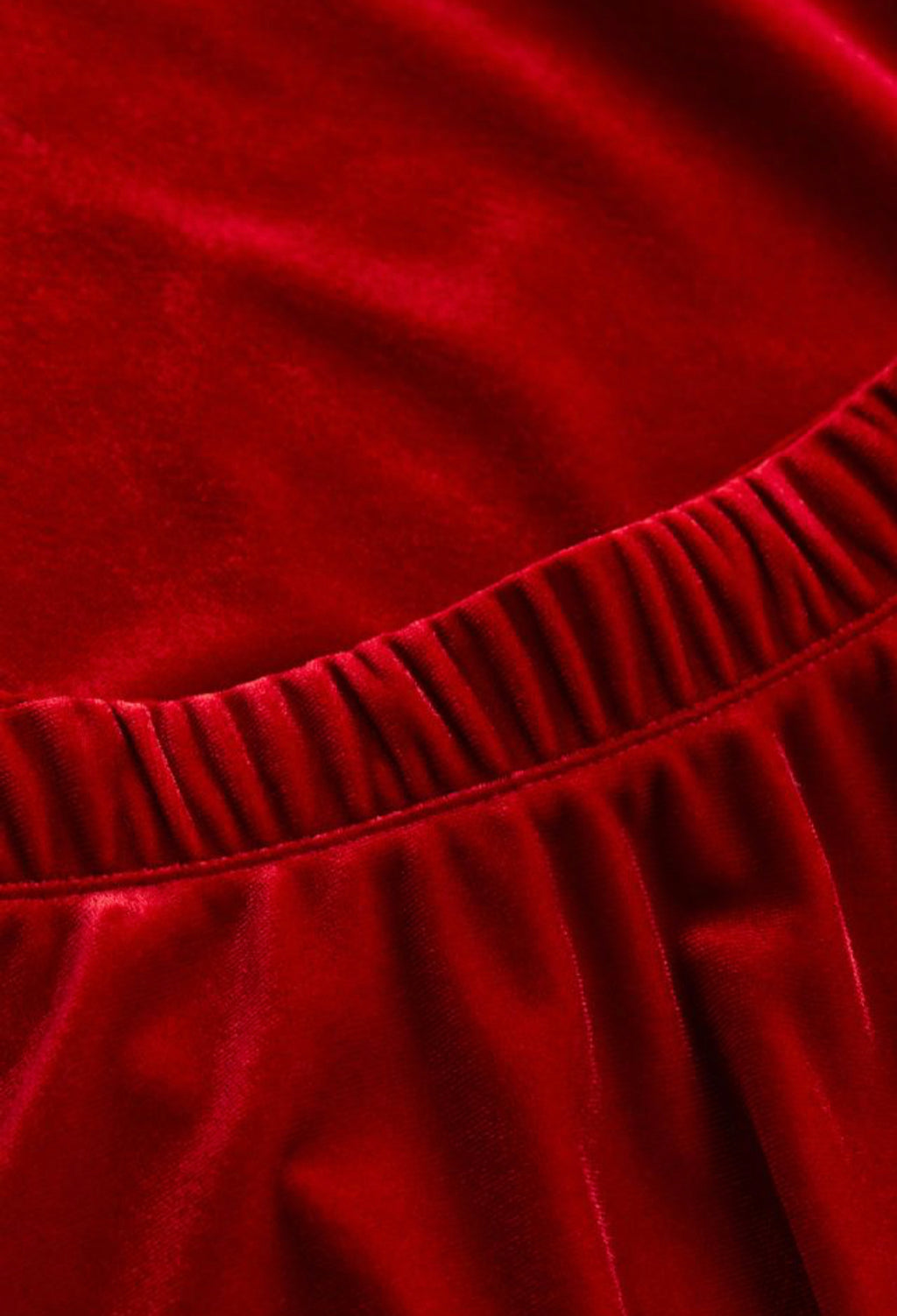2-Piece Velvet Skirt & Top