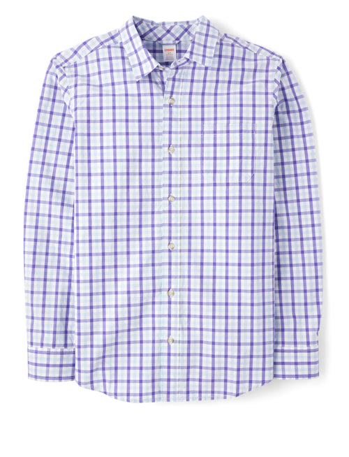 Men’s Gymboree Plaid Cotton Poplin Button Up Shirt.
