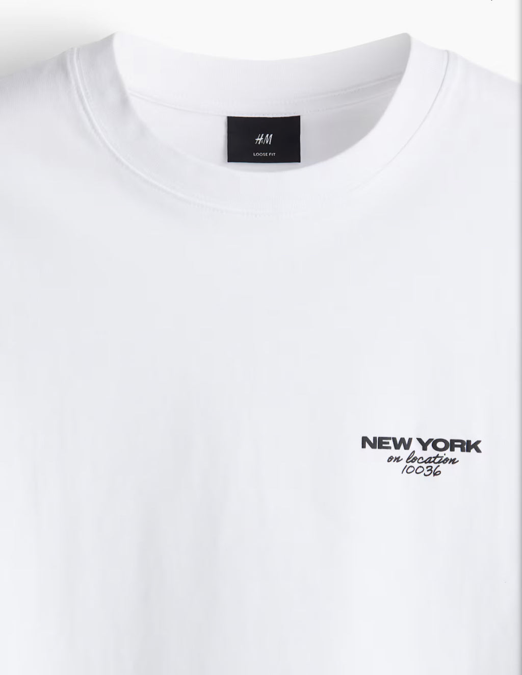 Men’s Loose Fit Printed T-shirts by H&M.