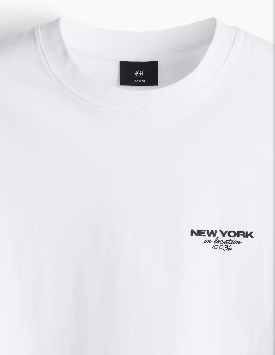 Men’s Loose Fit Printed T-shirts by H&M.