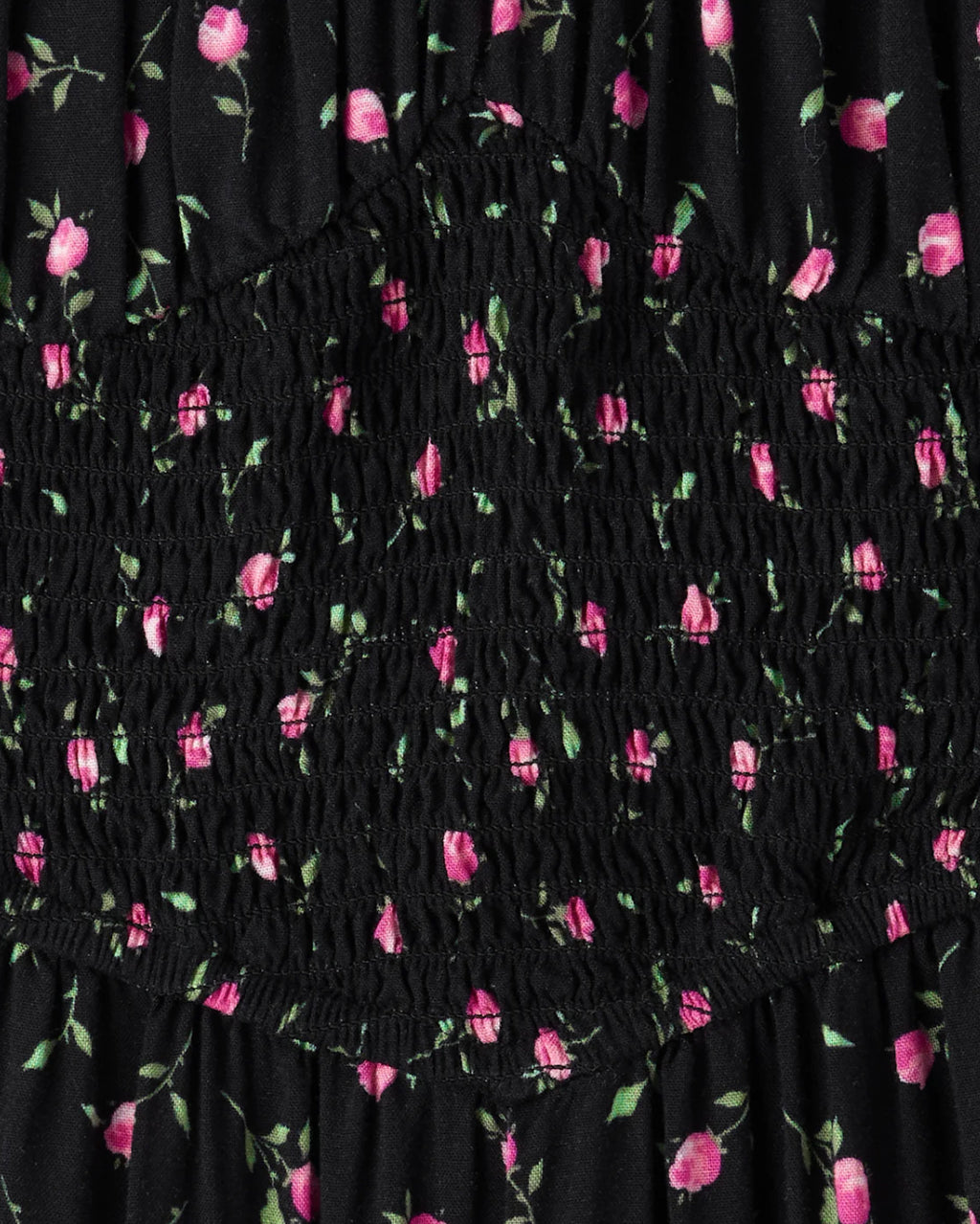 Tween Girls Floral Smocked Dress
