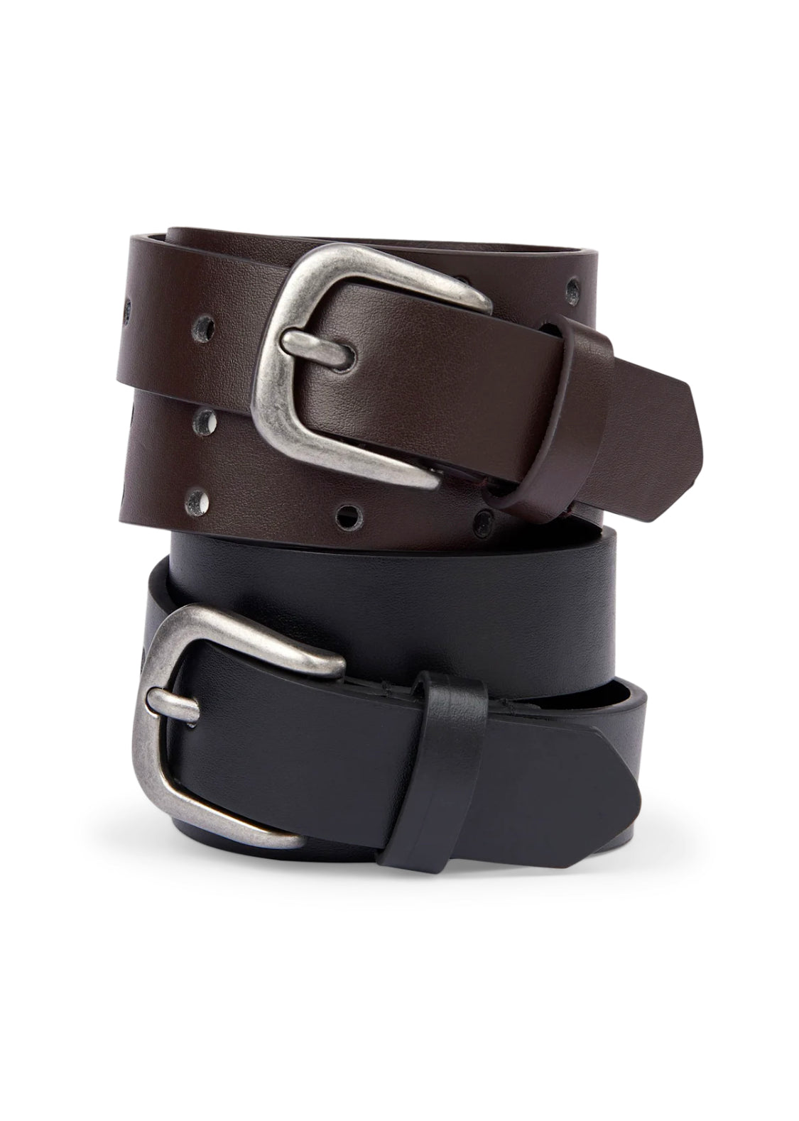 Boys 2-Pack Leather Belt