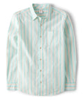 Men’s Gymboree Striped Cotton Poplin Button Up Shirt.