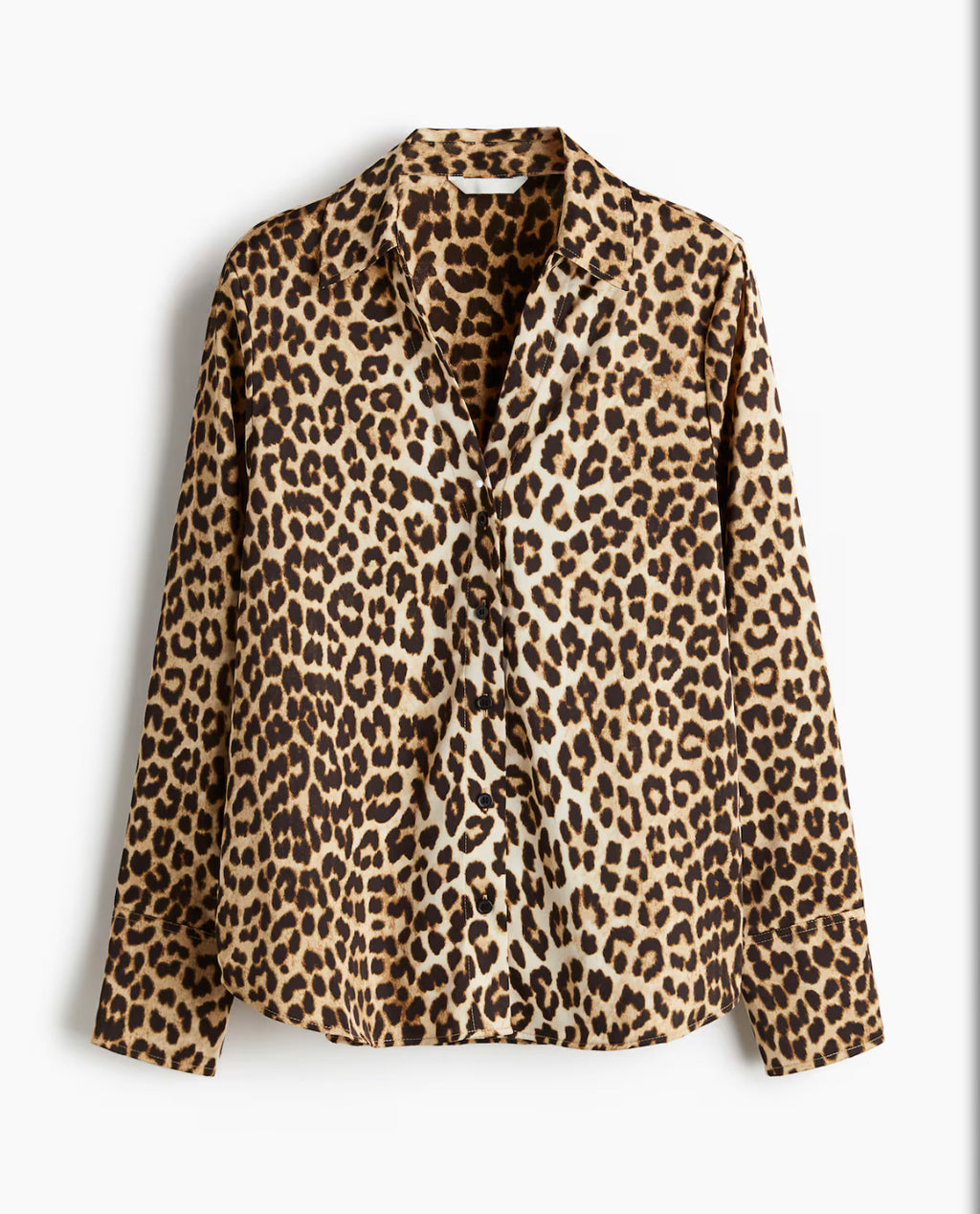 Women’s V-Neck Satin Shirt by H&M.