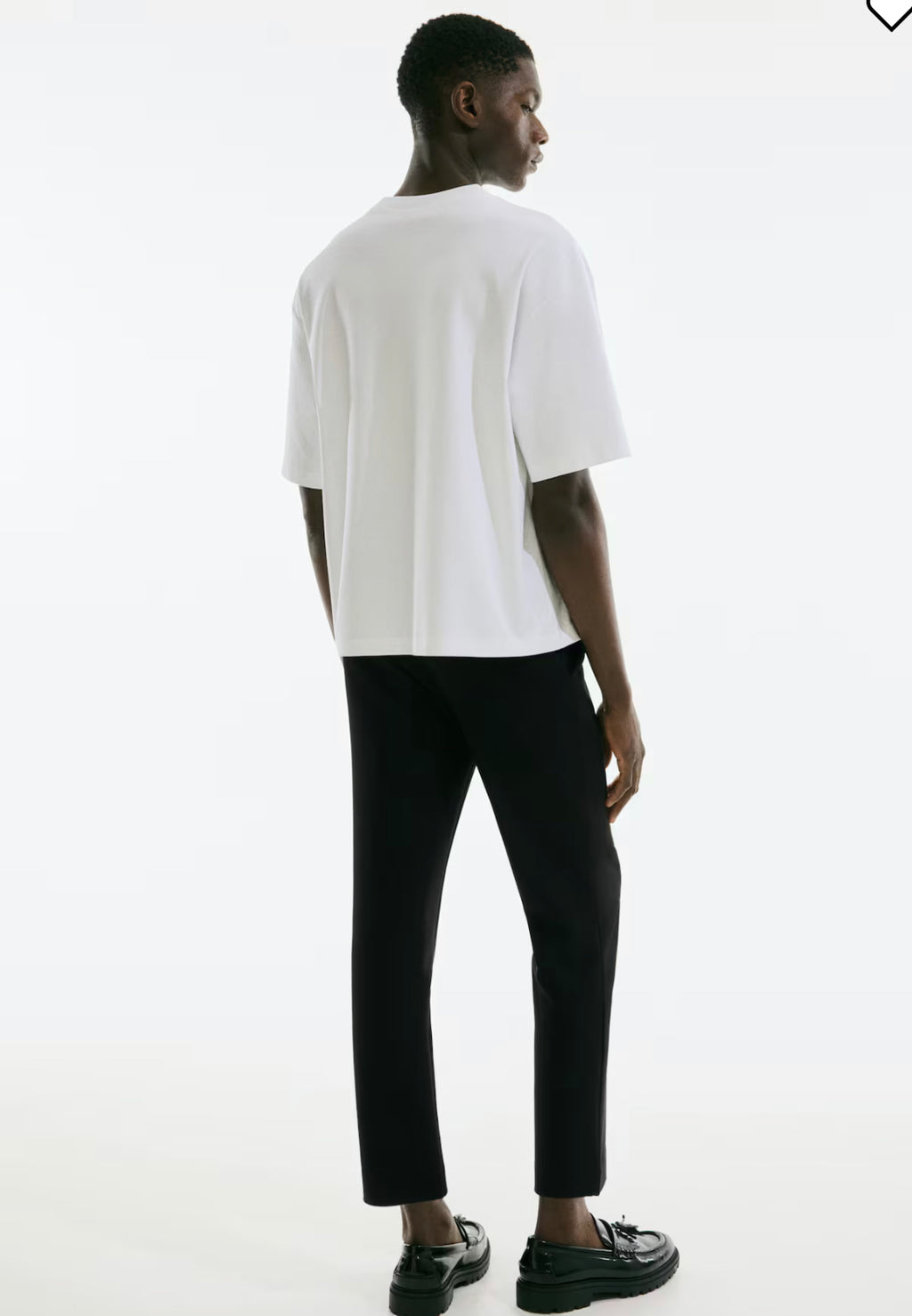 Men’s Slim Fit Cropped Trousers by H&M.