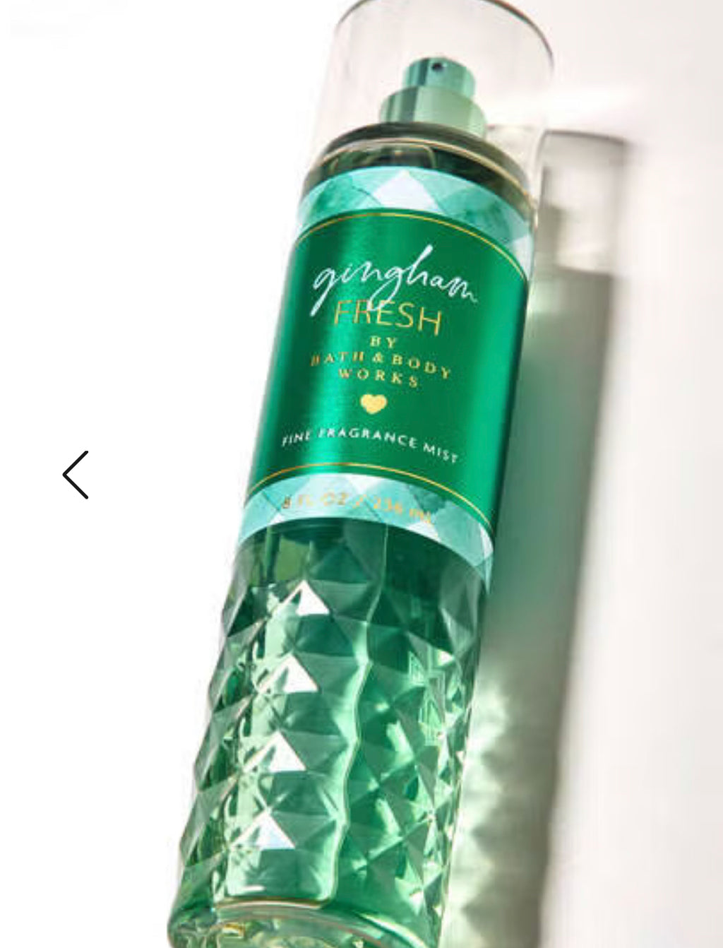 Gingham Fresh Fine Fragrance Mist by Bath and Body Works.