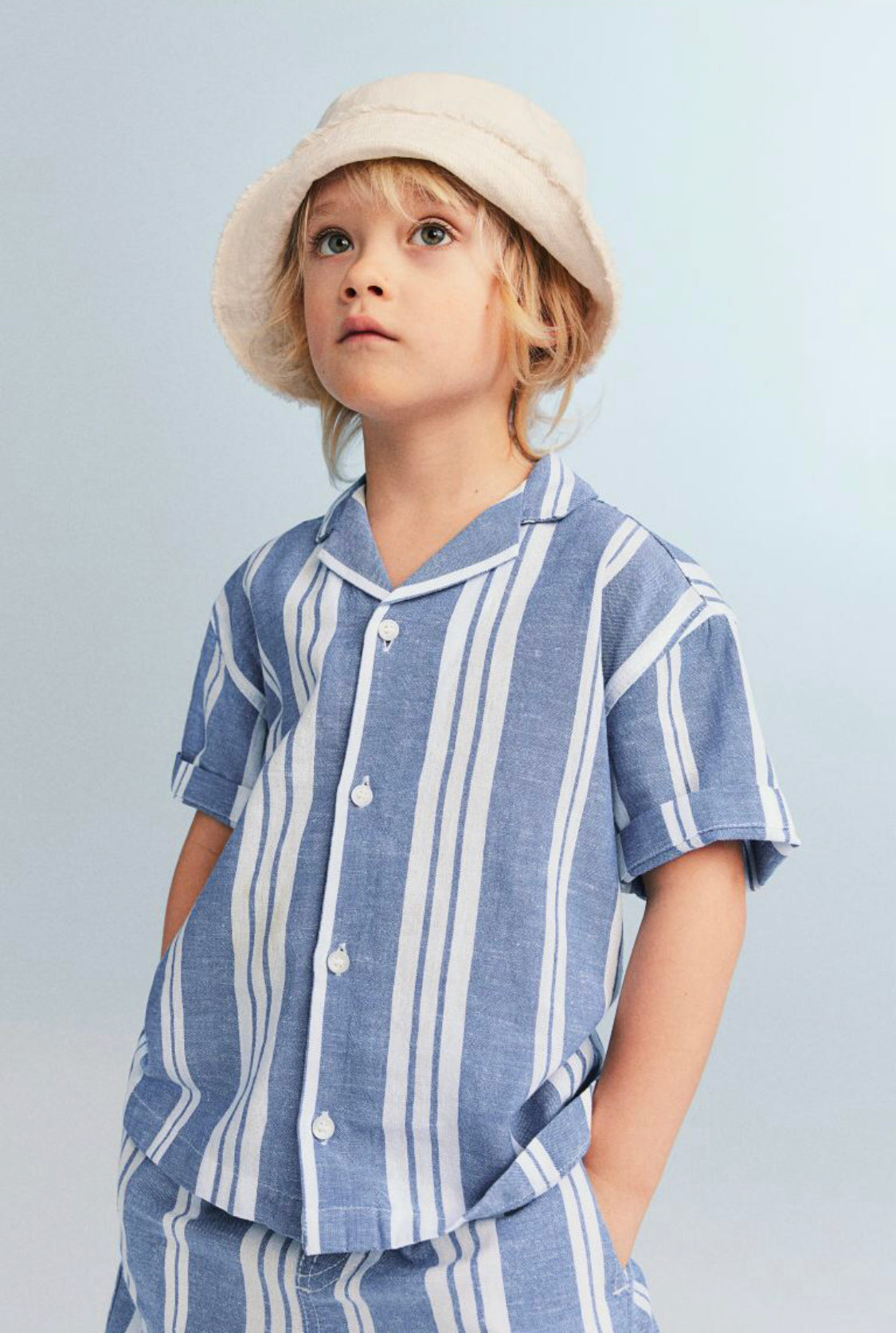Boys Short Sleeve Button Up Shirt.