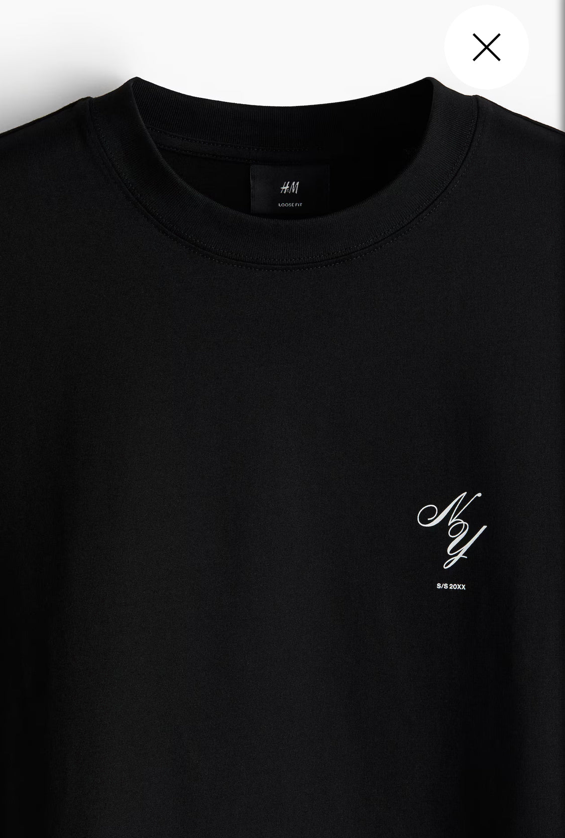 Men’s Loose Fit Printed T-shirts by H&M.