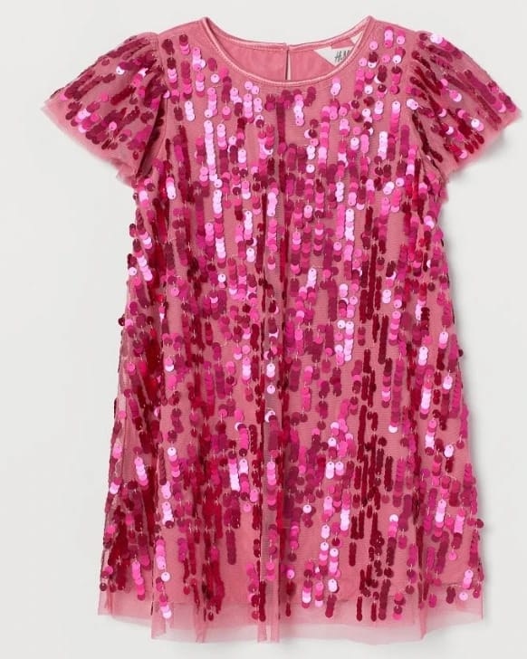 A- Line Sequin Dress by H&M
