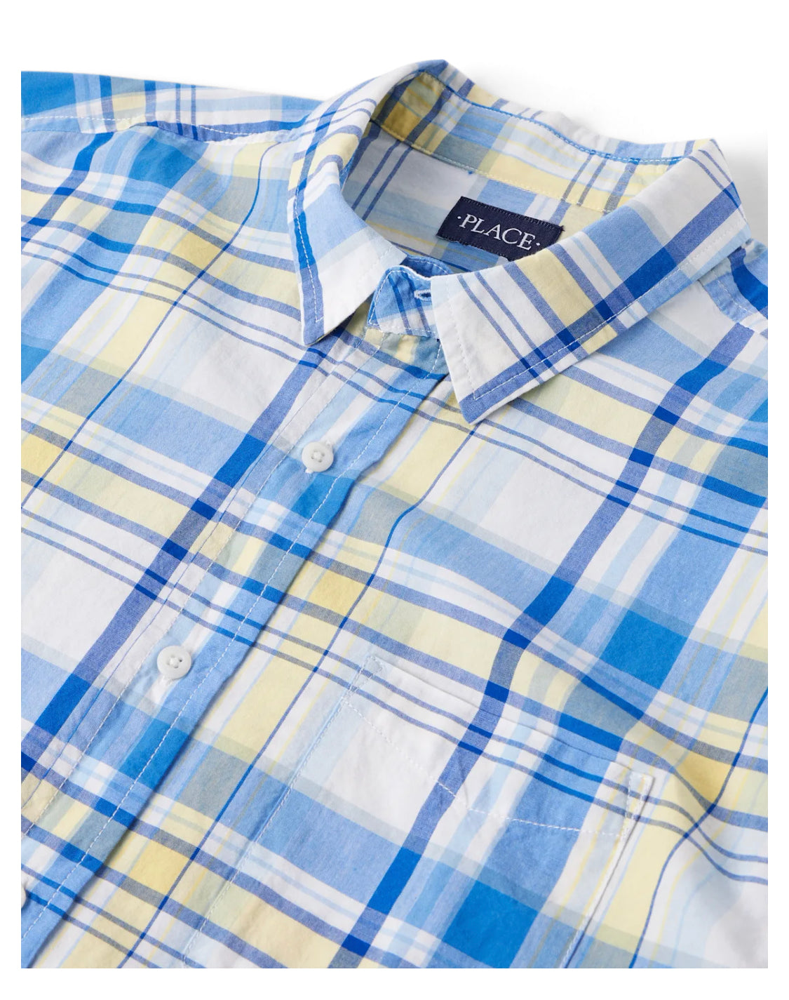 Men’s Poplin Plaid Shirt