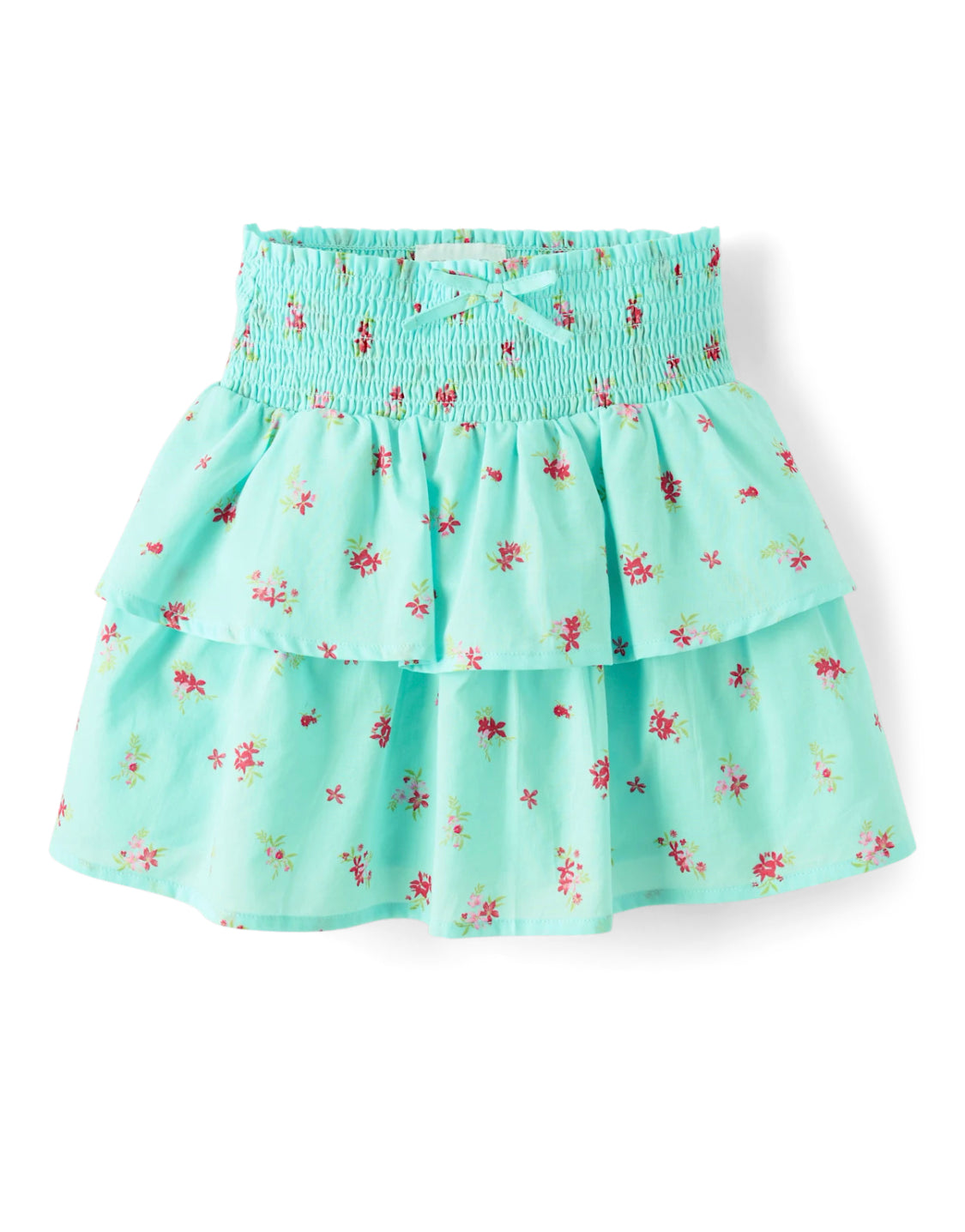 Girls Smocked Tiered Skirt