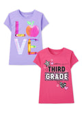 Girls Printed Graphic T-shirts