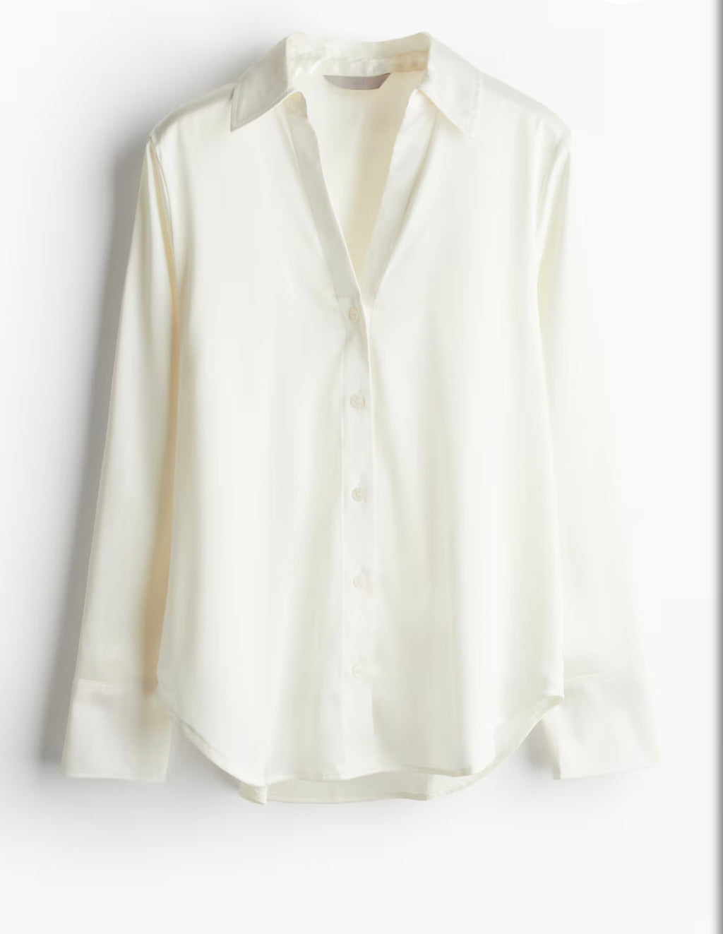 Women’s V-Neck Satin Blouse by H&M