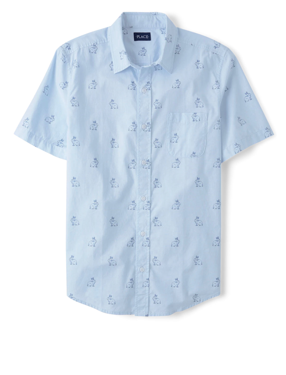 Men’s Place Gingham Cotton Poplin Button Up Shirt