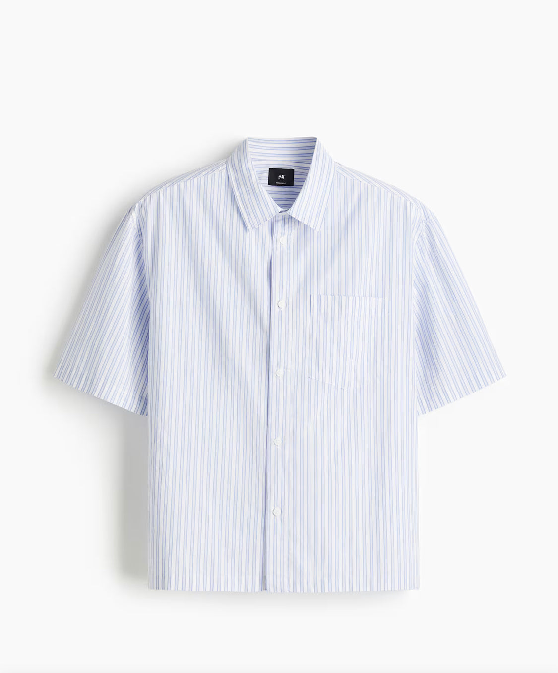 Men’s Striped Cotton Shirt by H&M.