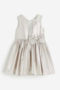 Bow Brocade Dress